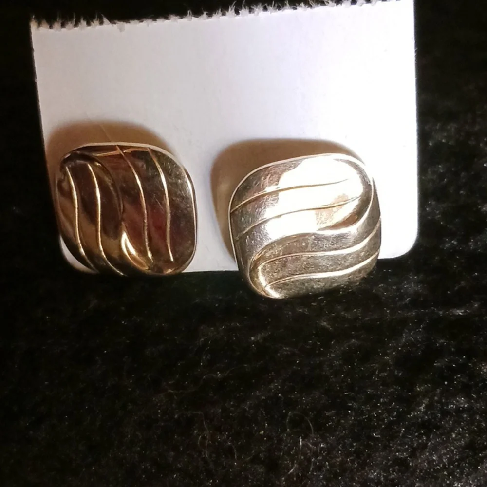 Gold Cufflinks Lot of Three Pair Vintage